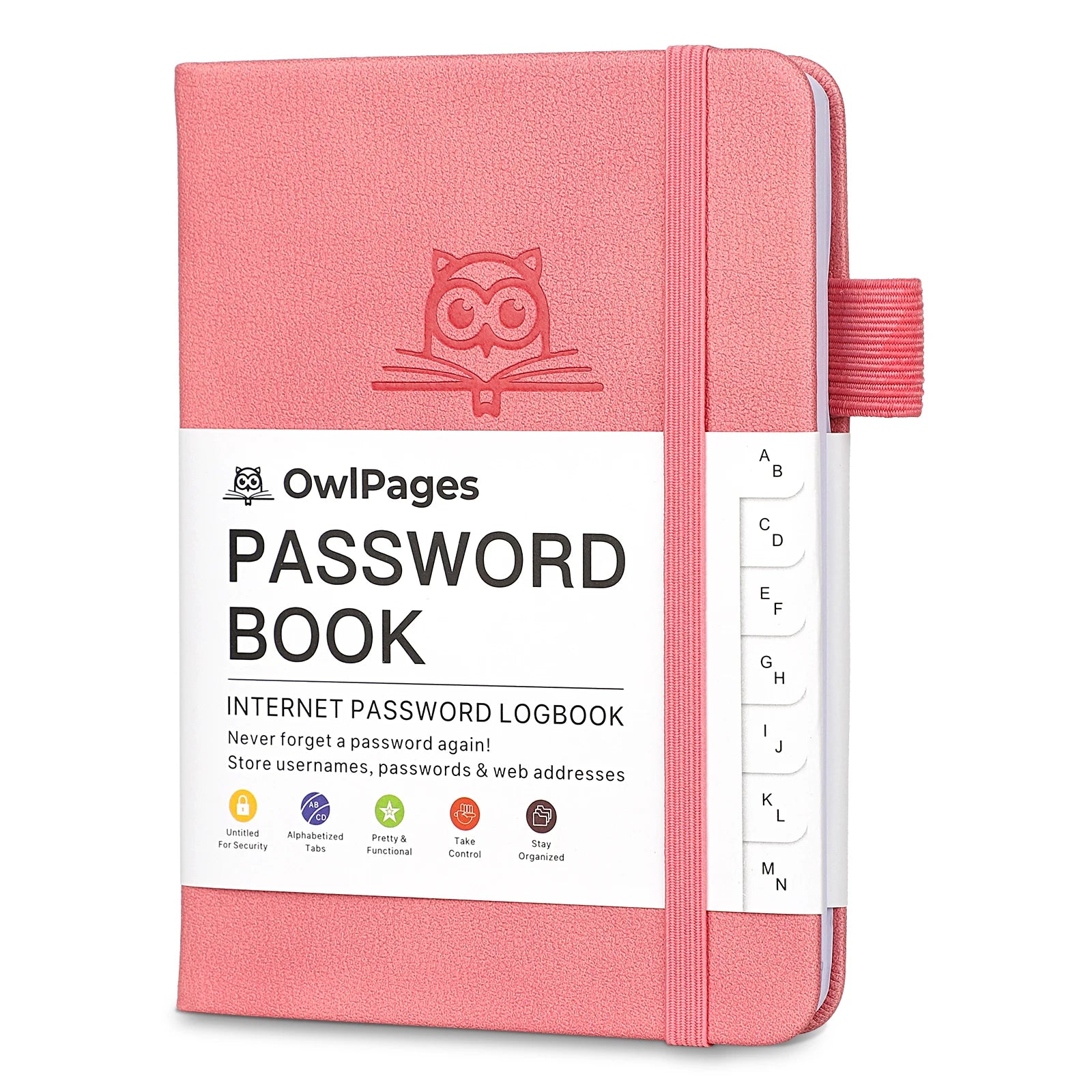 Password Notebook with Hardcover and Alphabetical Tabs