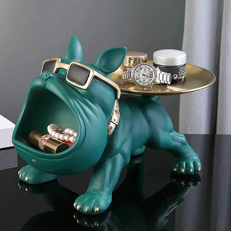 Figurine Chien Bouledogue – Déco Premium avec Rangement - LSDLBoutique