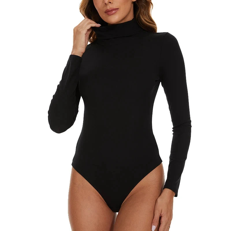 Les Secrets de Léa – Bodysuit thermique col roulé en viscose et spandex – Whitney - LSDLBoutique