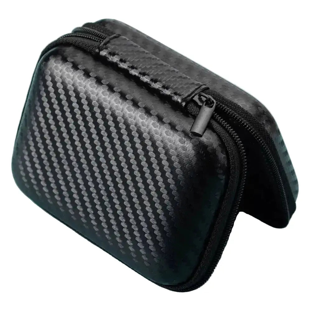 Etui de transport rigide EVA noir à motif texturé, LSDLBoutique