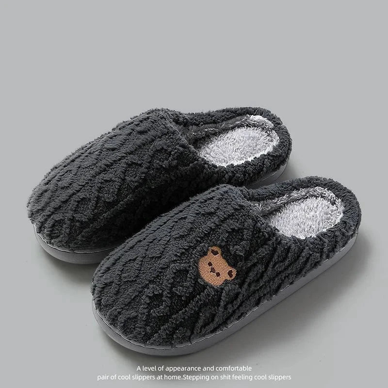Pantoufles Peluche Ours - LSDLBoutique