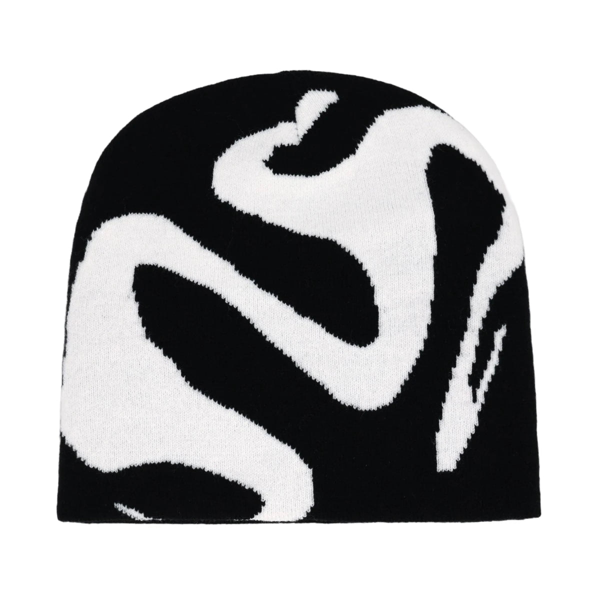 Bonnet jacquard Y2K – 100 motifs, taille unique