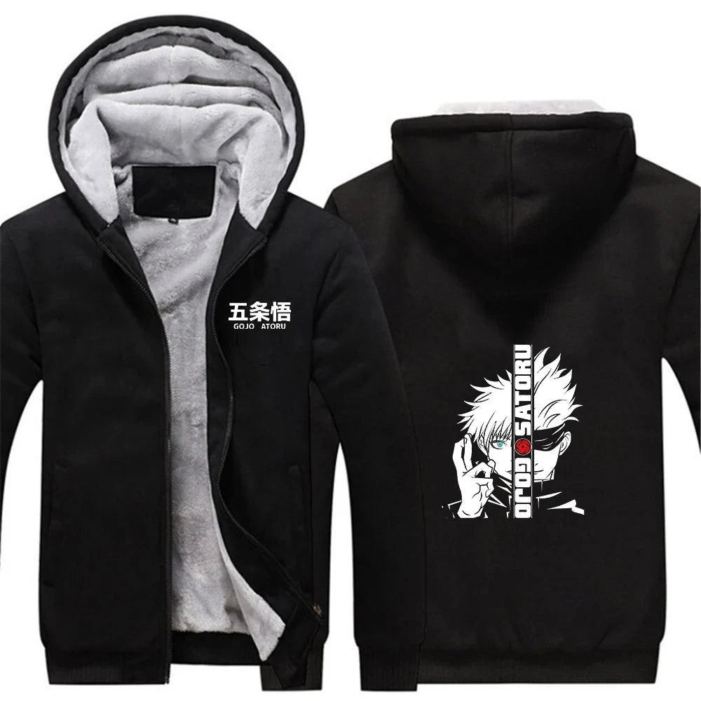 Veste à capuche polaire homme – Jujutsu Kaisen Gojo Satoru - LSDLBoutique