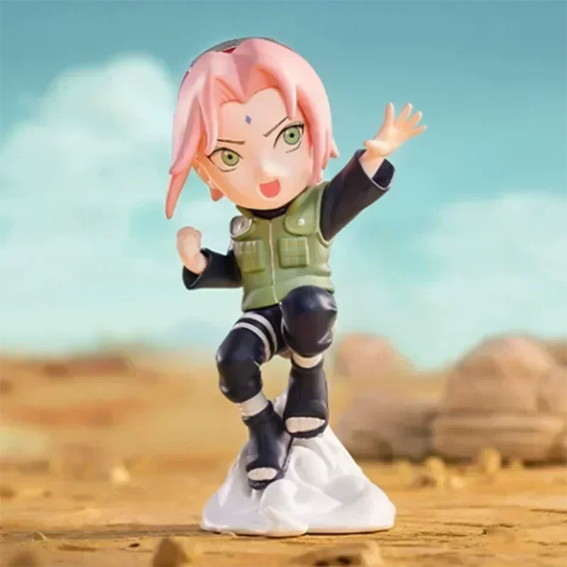 POP MART Naruto Sasuke Ninja World War Series Blind Box Toys Cute Surprise Guess Bag Doll Anime Figure Ornament Model…
