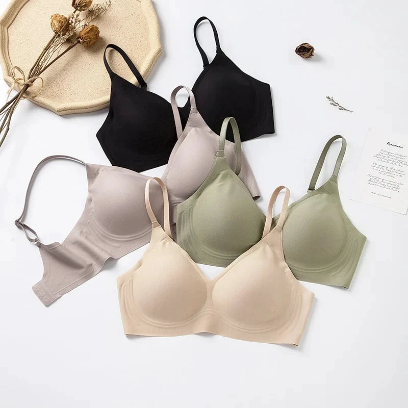 Soutien-gorge sans couture 3/4 tasses avec doublure en soie - LSDLBoutique