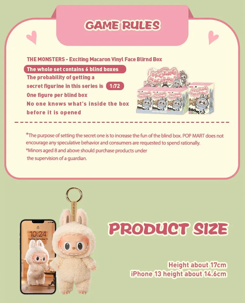 POP MART Labubu – The Monsters Exciting Macaron - LSDLBoutique