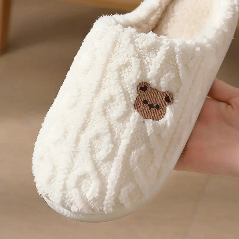 Pantoufles Peluche Ours - LSDLBoutique