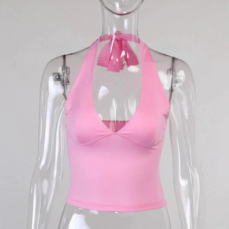 Haut court dos nu femme – Été - LSDLBoutique