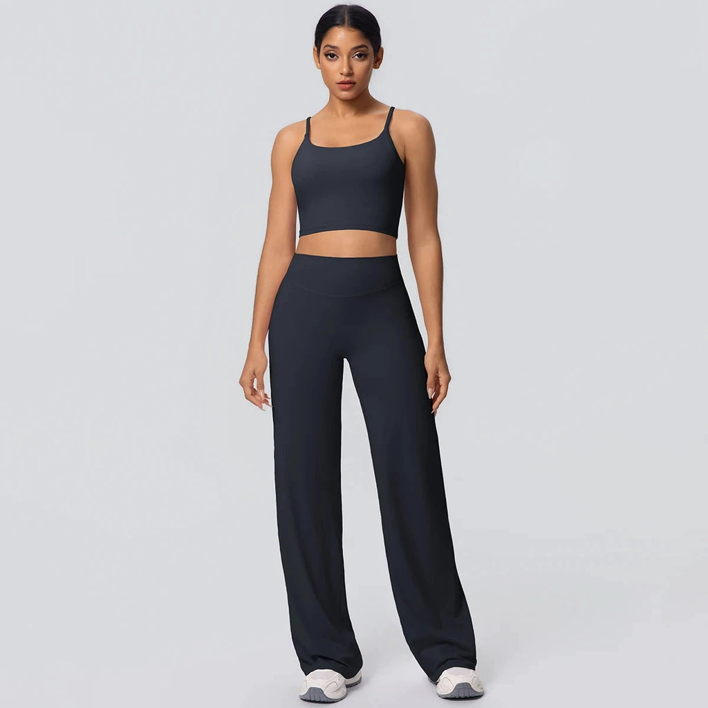 Ensemble Sport Femme – Dos Nu et Pantalon Taille Haute - LSDLBoutique