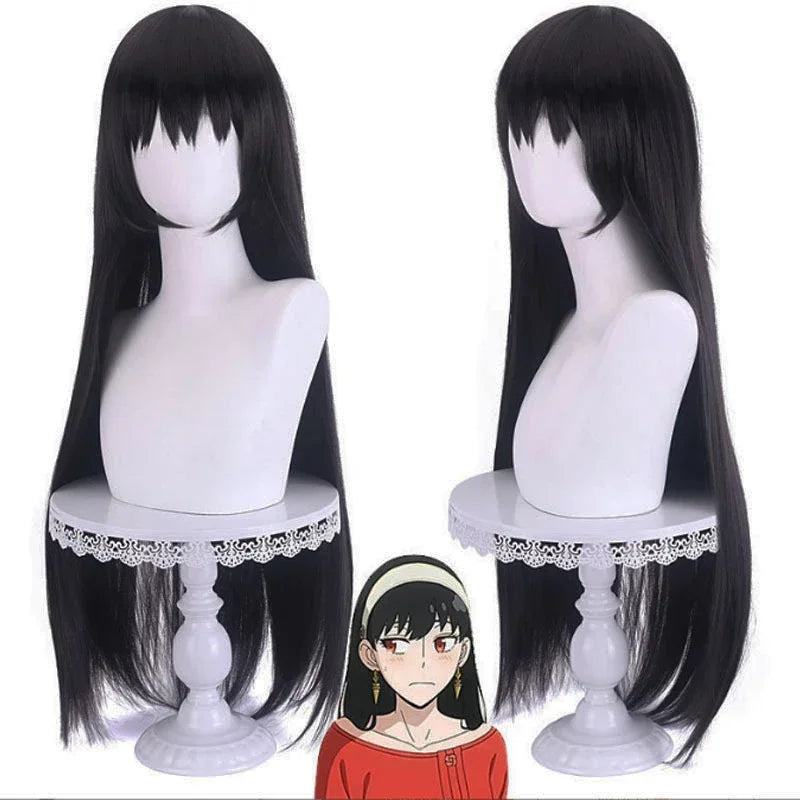 Anime spy x family Yor Forger Cosplay Costumes Red Sweater Dress Suit Casual Wear Black Braid… – vue 6 | Les Secrets de Léa