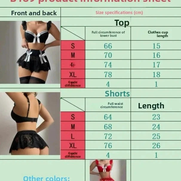 Les Secrets de Léa – Ensemble lingerie cosplay dentelle 2 pièces – Suzanne - LSDLBoutique