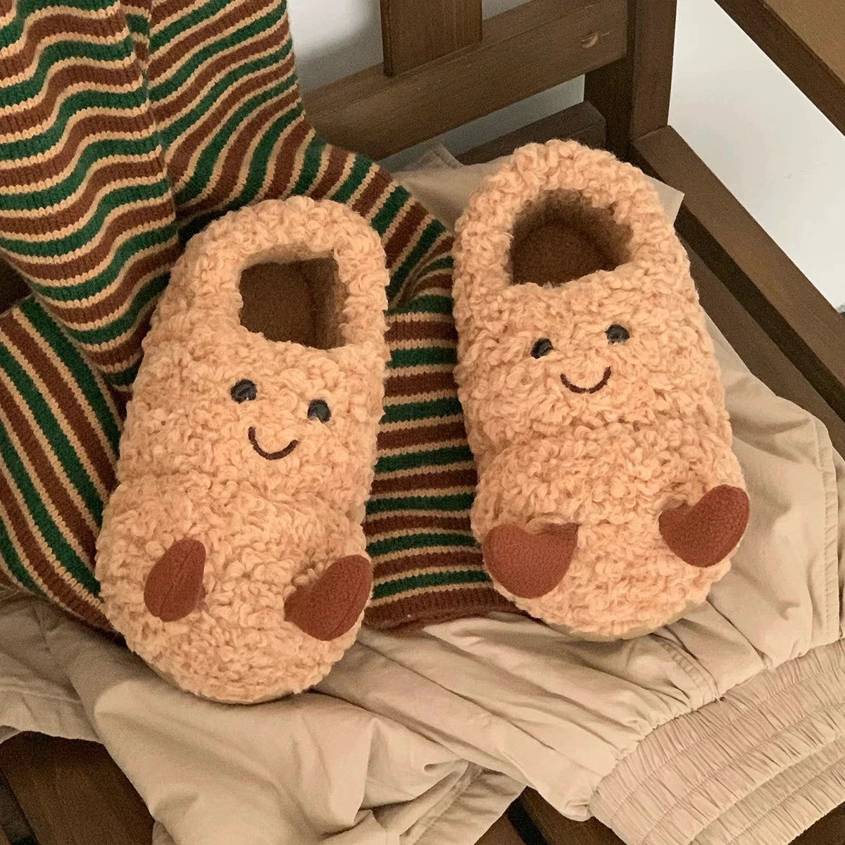 Pantoufles Unisex en Coton – Hiver Intérieur - LSDLBoutique