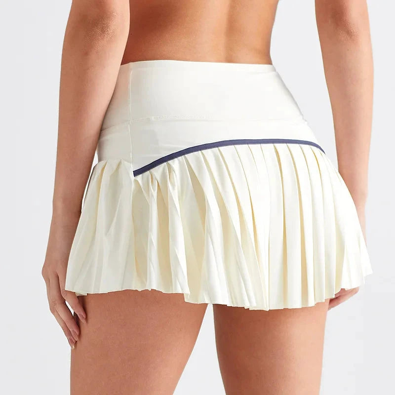 Jupe tennis femme plissée – Taille haute - LSDLBoutique