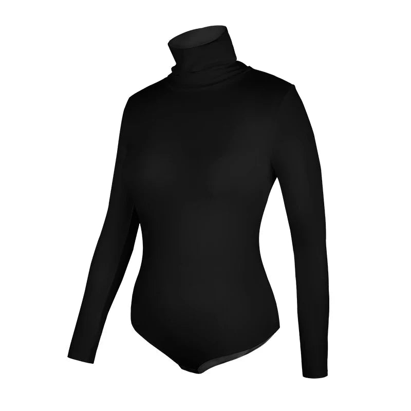 Les Secrets de Léa – Bodysuit thermique col roulé en viscose et spandex – Whitney - LSDLBoutique