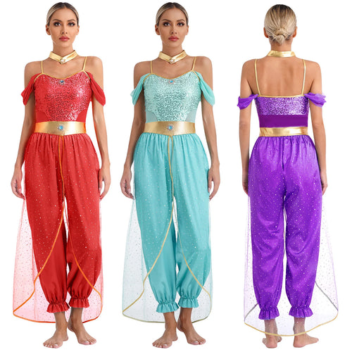 Costume princesse orientale — Tenue brodée festival et soirée à thème