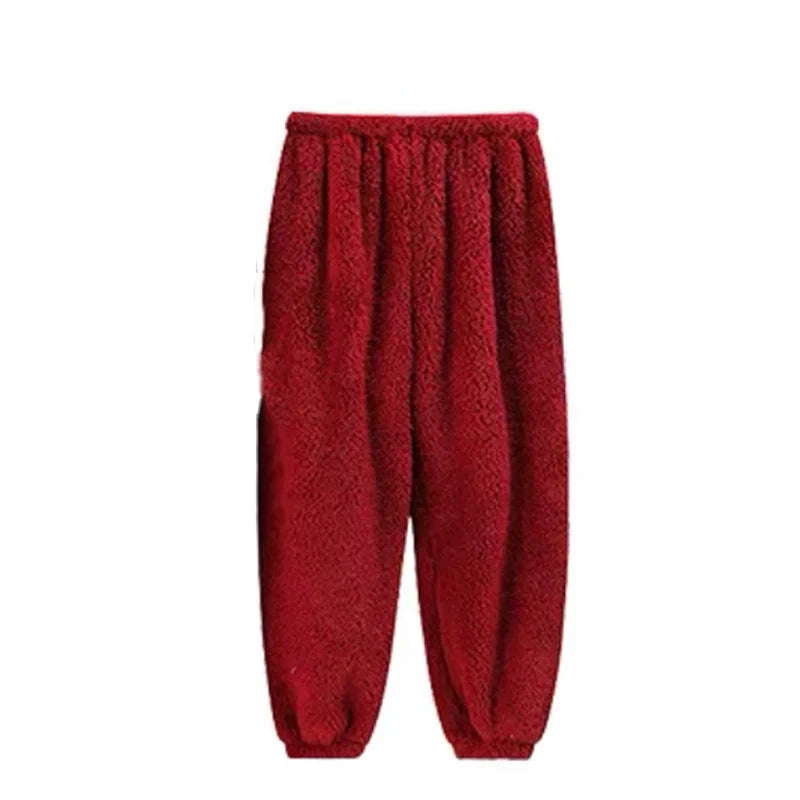 Pyjama d’hiver polaire à capuche motif fraise – robe et pantalon - LSDLBoutique