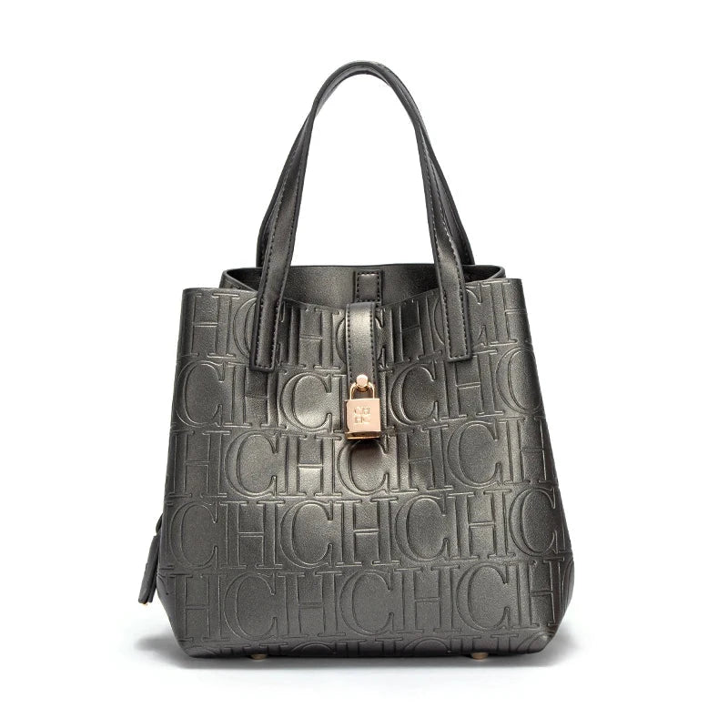Sac cabas en PU embossé – Casual Tote - LSDLBoutique