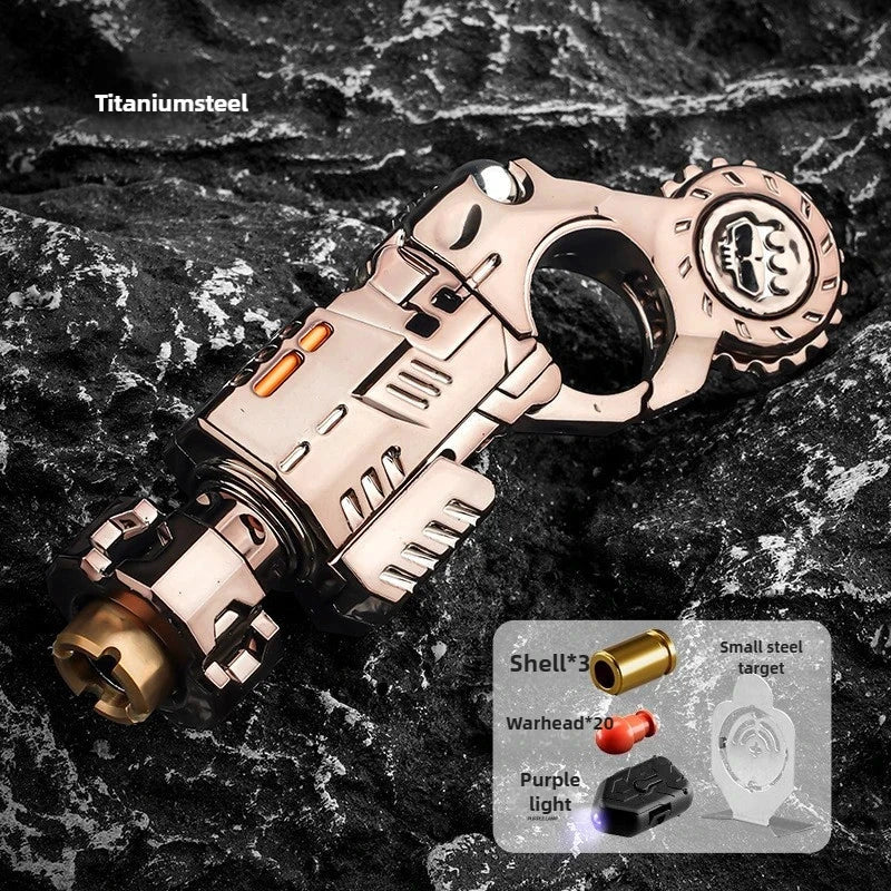 Pistolet jouet en alliage à éjection de douilles et toupie - LSDLBoutique