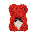 Ourson en roses éternelles avec boîte – 25 cm - LSDLBoutique