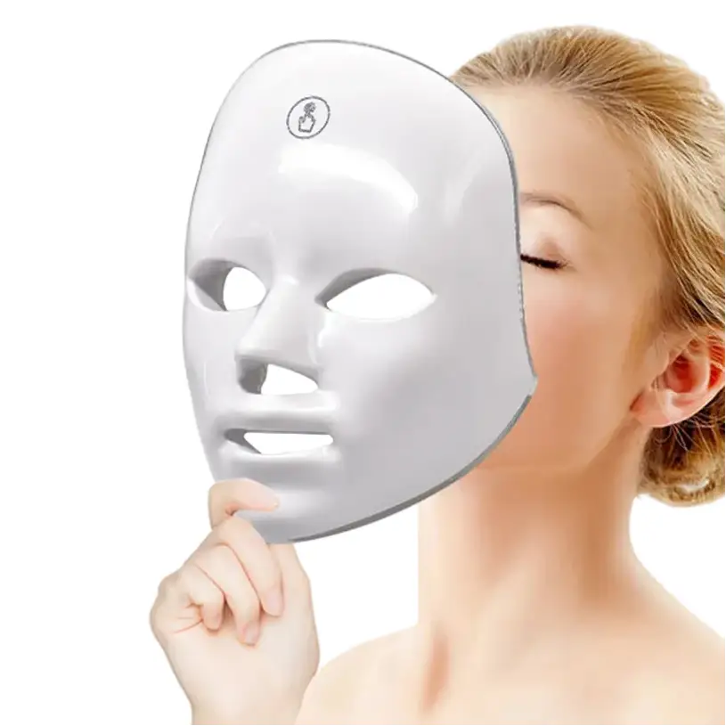 Masque LED visage 7 couleurs LSDLBoutique – masque de soin blanc, léger et ergonomique