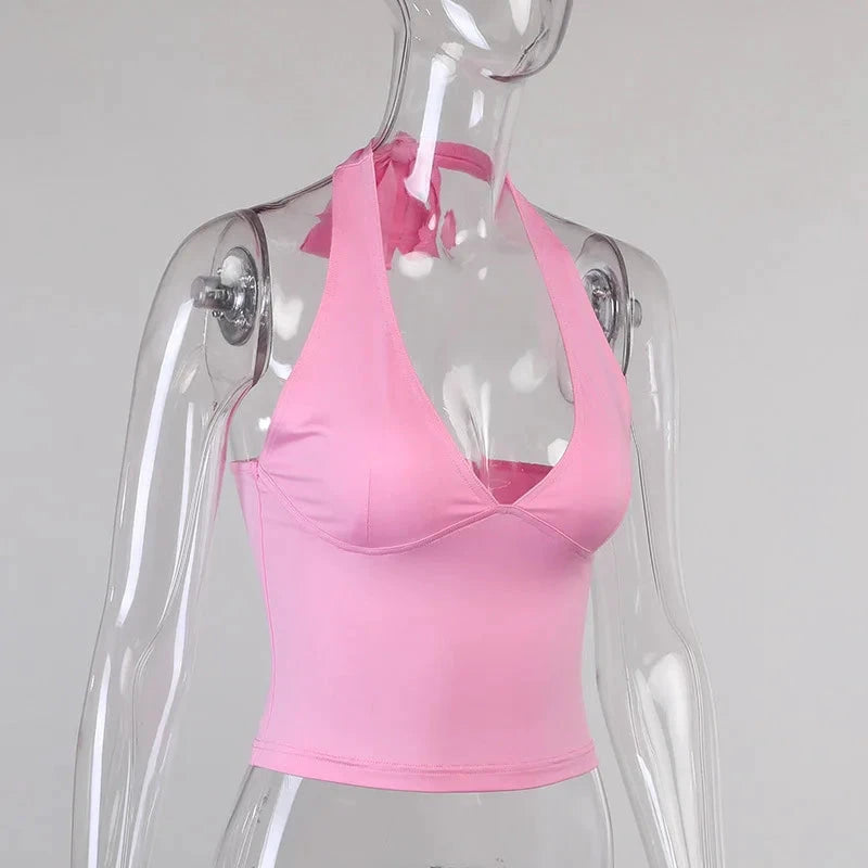 Haut court dos nu femme – Été - LSDLBoutique