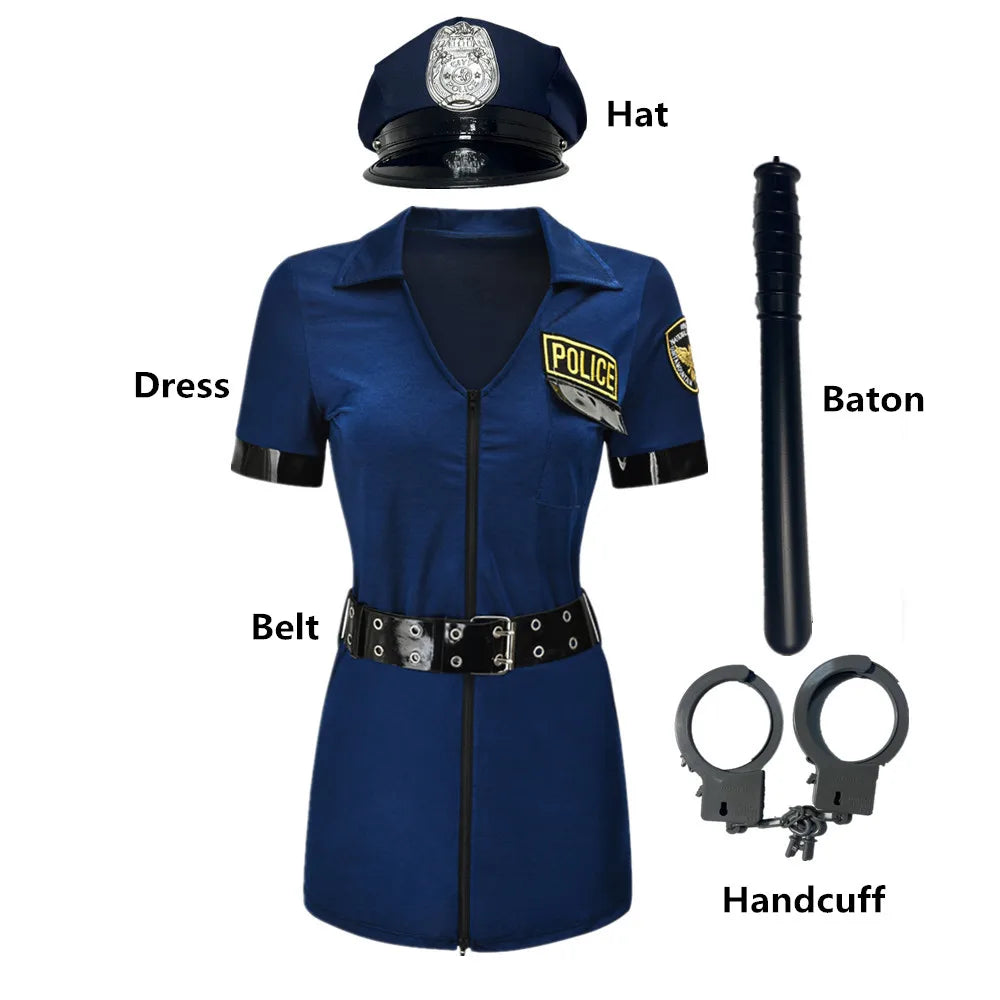 Policewoman Costume – Fancy Dress Set – Astrid