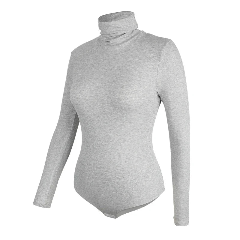 Les Secrets de Léa – Bodysuit thermique col roulé en viscose et spandex – Whitney - LSDLBoutique