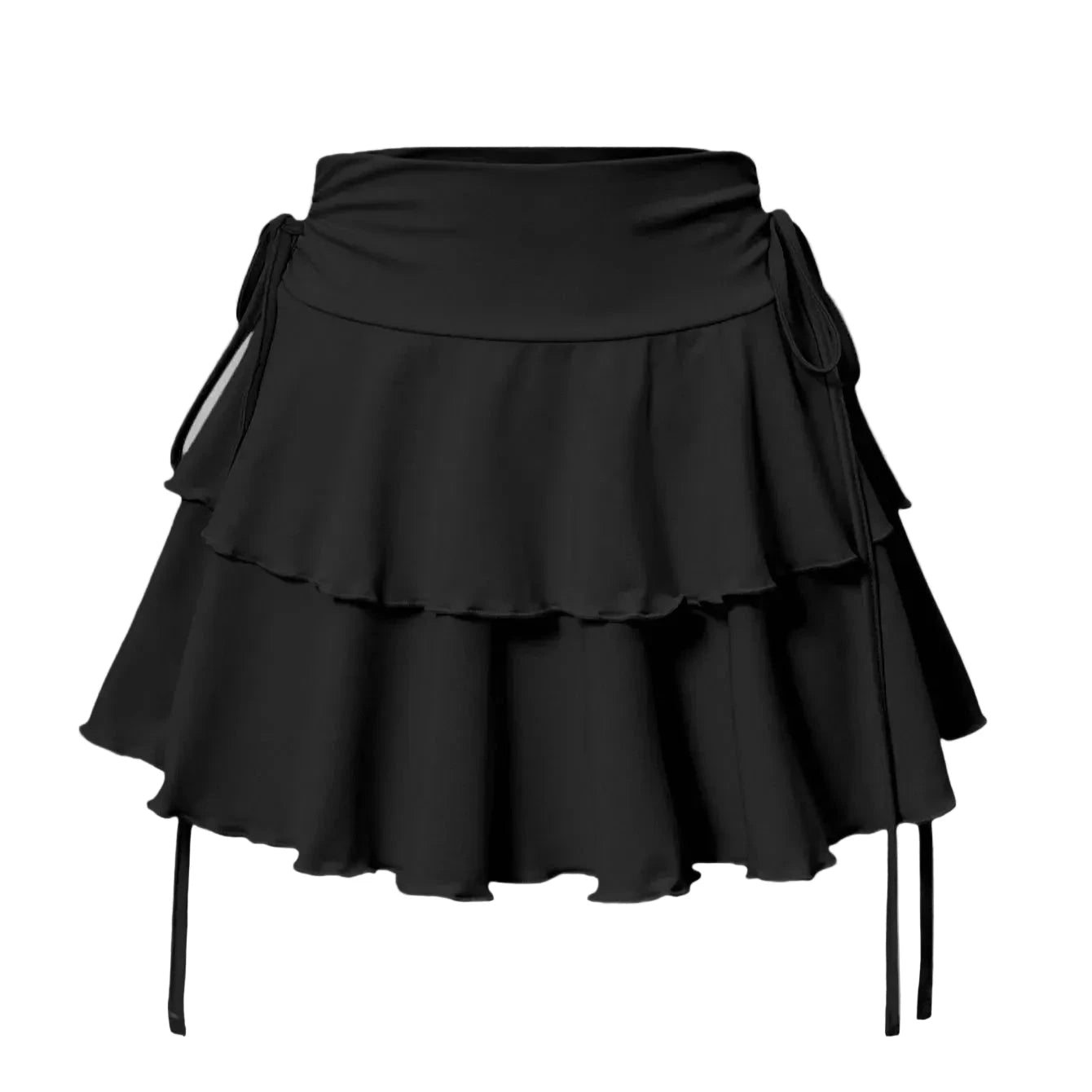 Jupe courte évasée à taille haute - LSDLBoutique