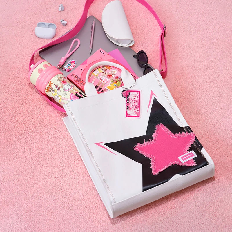 POP MART Shoulder Bag – Peach Riot Rush Hour