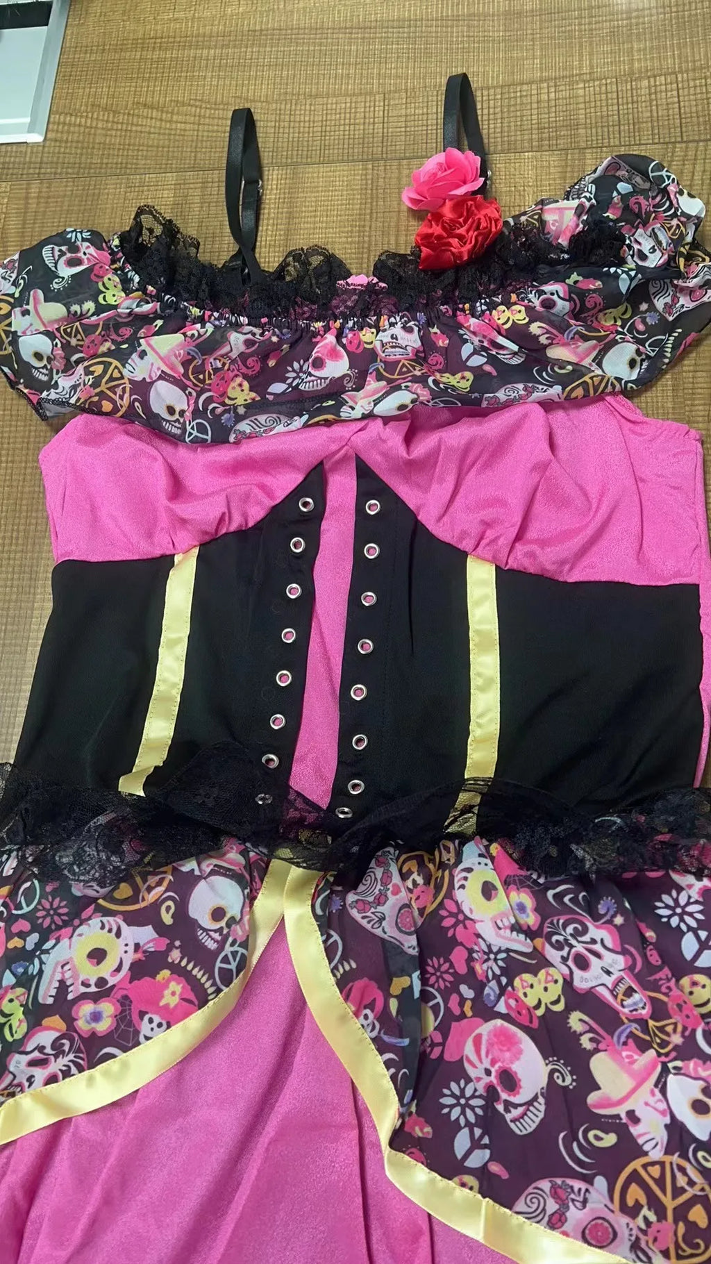 Costume mariée zombie horrifique – Robe Halloween femme – vue 2 | Les Secrets de Léa