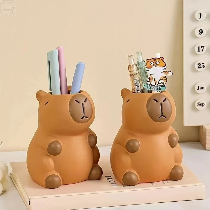 Capybara Stiftehalter — Multifunktionaler Schreibtisch-Organizer