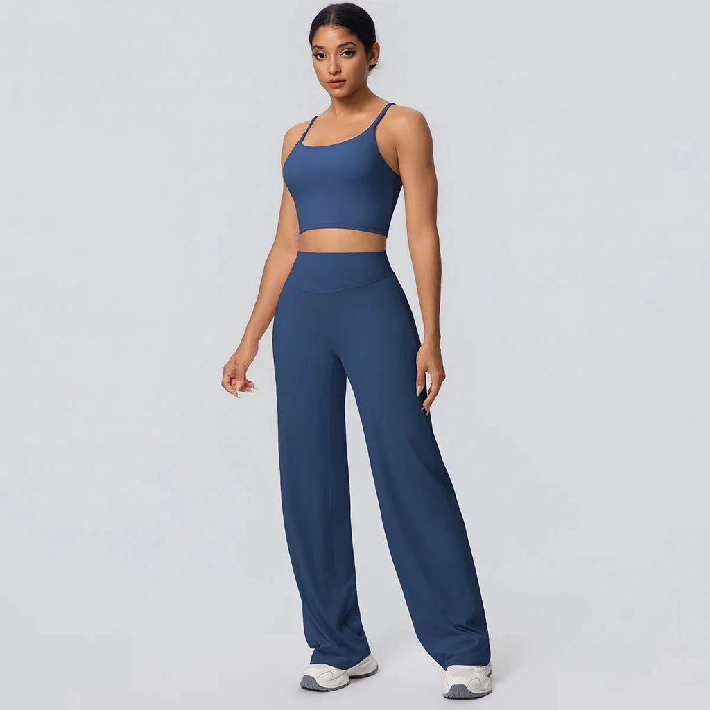 Ensemble Sport Femme – Dos Nu et Pantalon Taille Haute - LSDLBoutique
