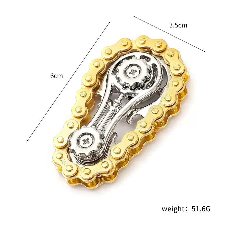 Metal Gear Hand Spinner - Acier inox à engrenages - LSDLBoutique