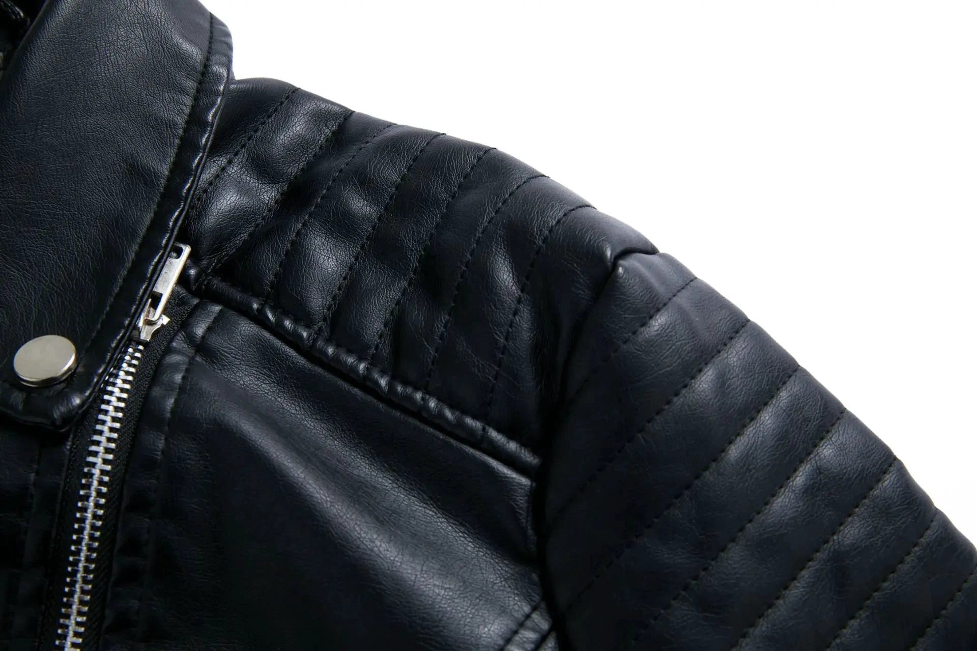 Veste Courte en Cuir Femme – Style Moto - LSDLBoutique