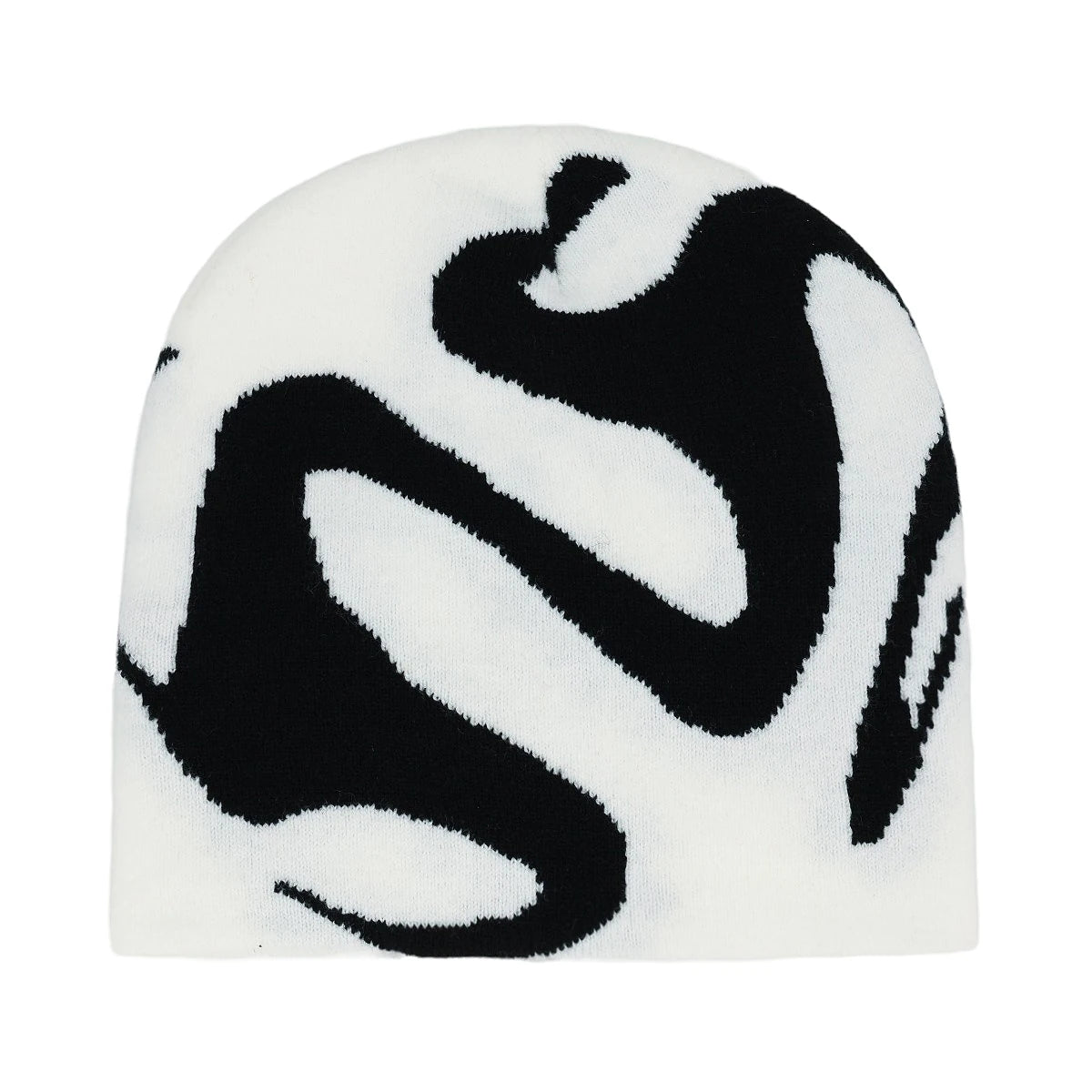 Bonnet jacquard Y2K – 100 motifs, taille unique