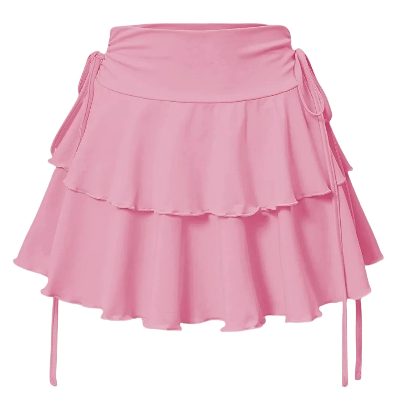 Jupe courte évasée à taille haute - LSDLBoutique