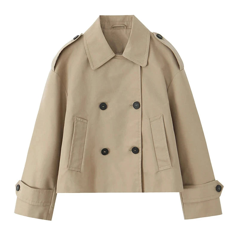 Women's pilot jacket – Structured zip and lapel