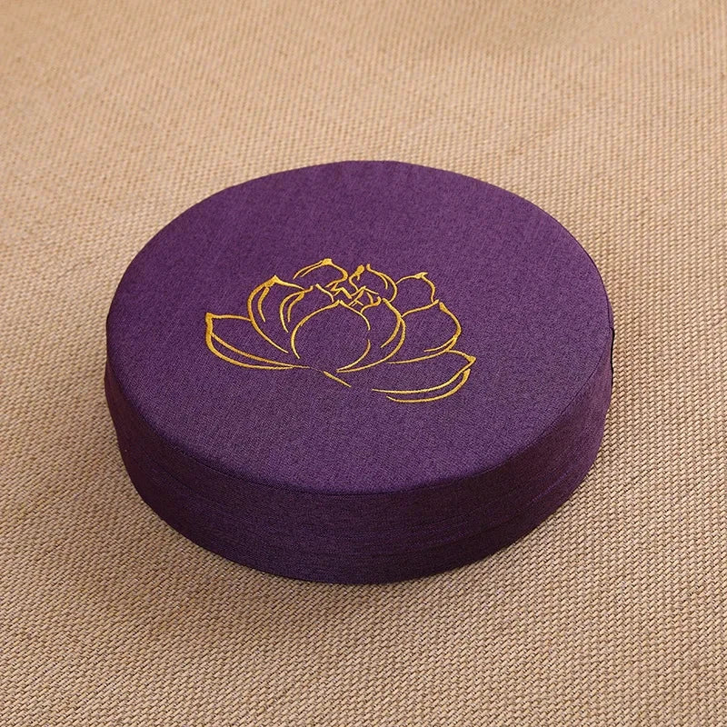 Coussin Lin Yoga et Méditation 40x6 cm