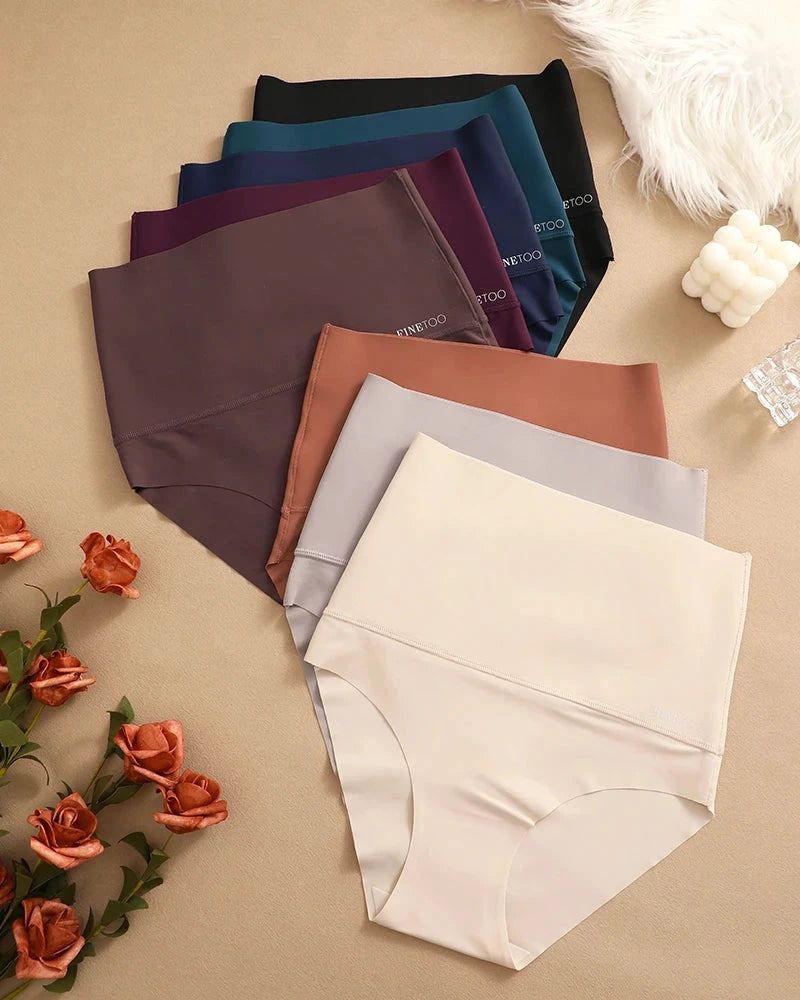 Les Secrets de Léa – Lot de 8 culottes sans couture taille haute – Neela - LSDLBoutique