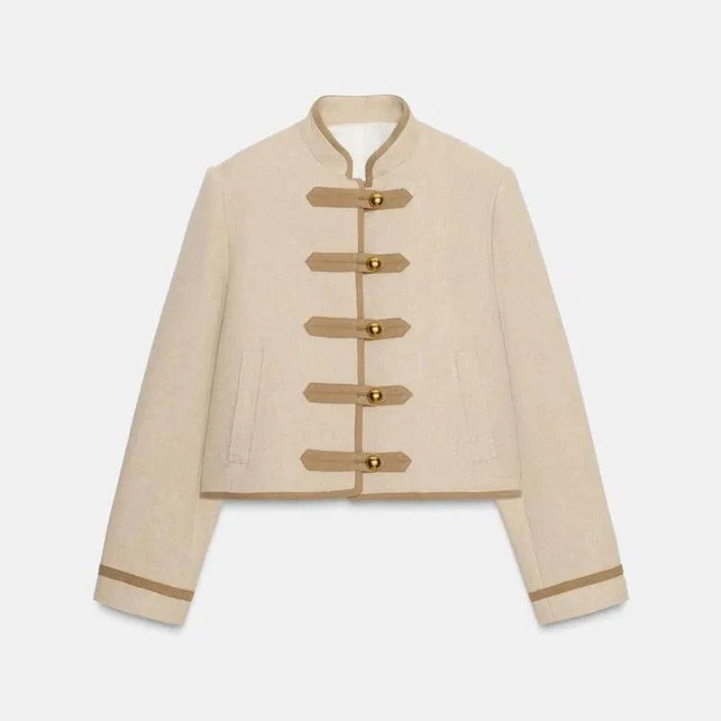 Women's pilot jacket – Structured zip and lapel