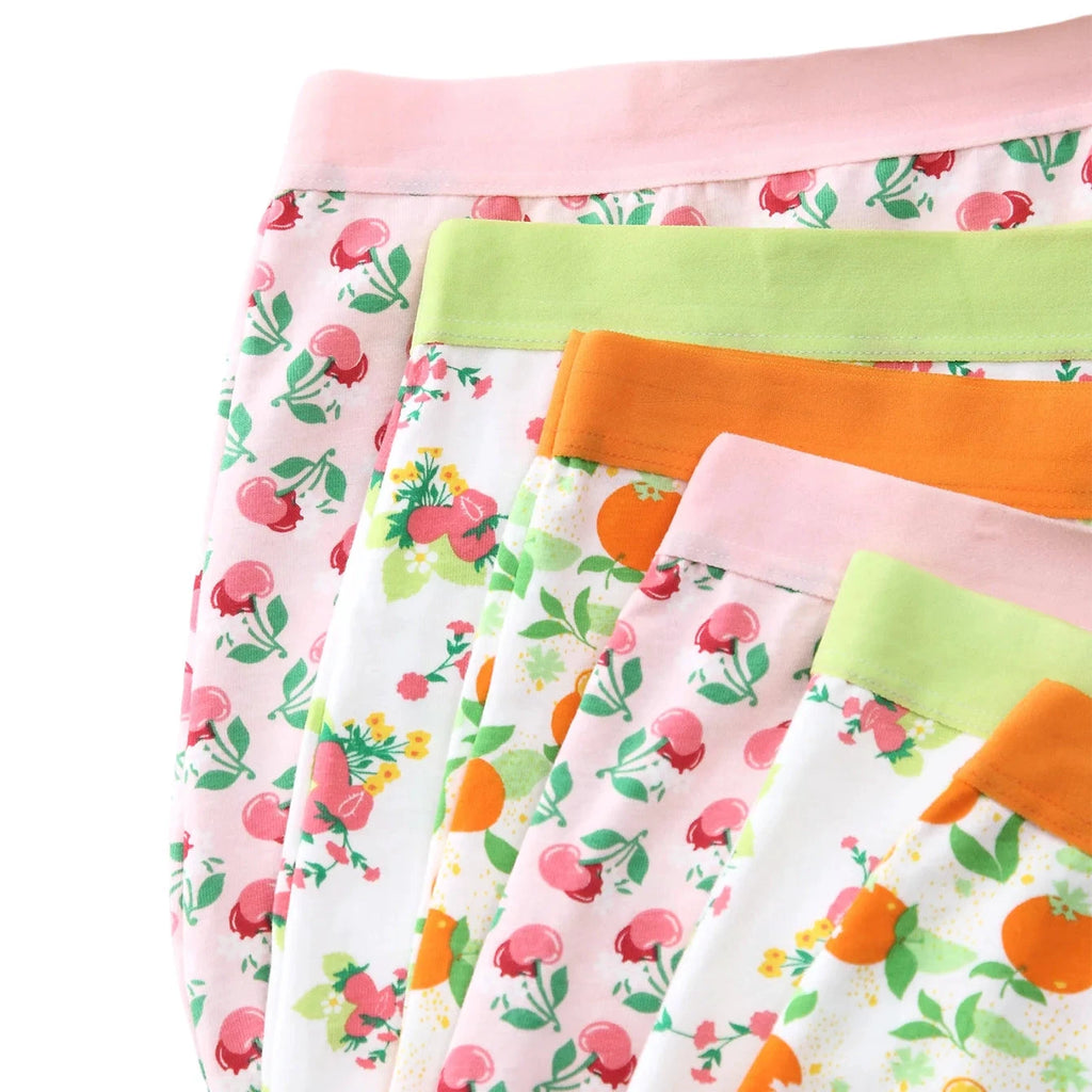 Les Secrets de Léa – Boxers coton imprimé fruits (lot de 6) – Kaori - LSDLBoutique