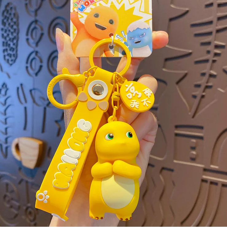 Cartoon Nailong Keychain Kawaii Milk Dragon Schoolbag Decorative Pendant As A Birthday Gift For Your Girlfriend – J