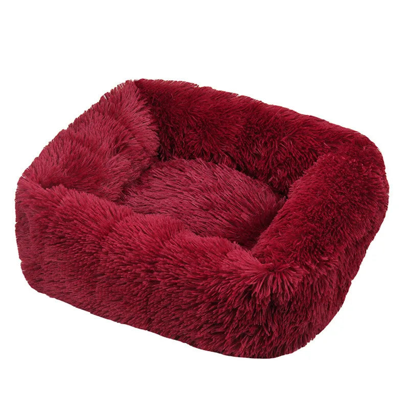 Lit pour chien carré – Peluche lavable - LSDLBoutique