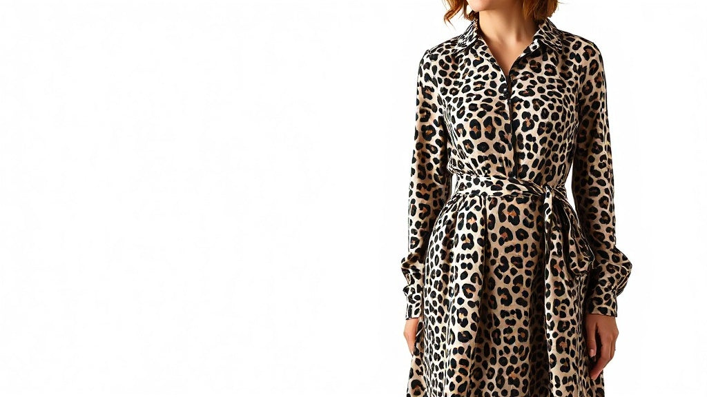 Elegant Leopard Dress: Dare to Embrace the Gentle Ferocity of the A-Line Silhouette