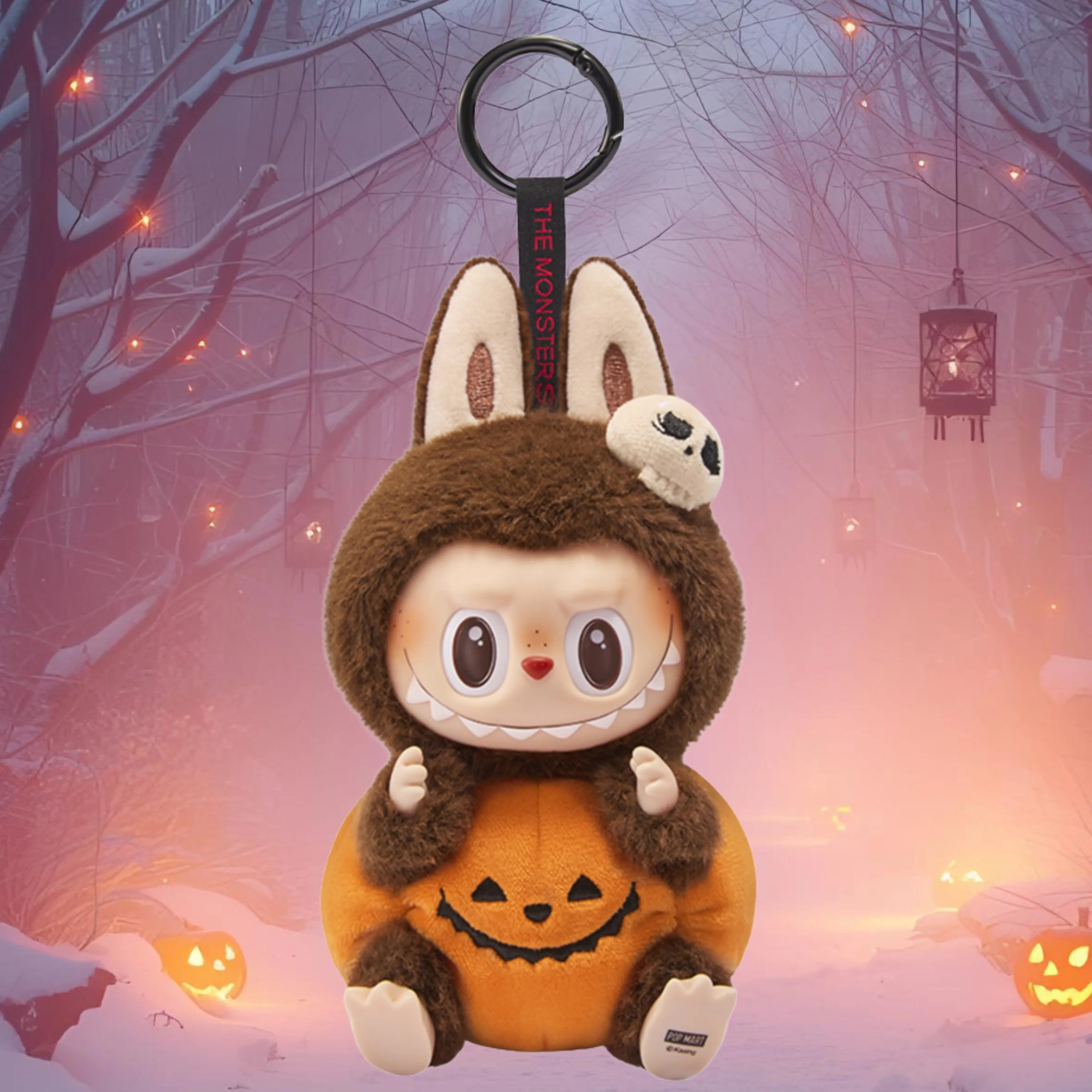 POP MART Vinyl Plush Sitting Pumpkin — Halloween Edition
