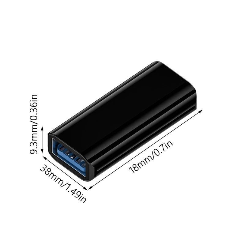 Adaptateur USB-C vers USB-A – Coupleur femelle USB 3.1 – vue 5 | Les Secrets de Léa