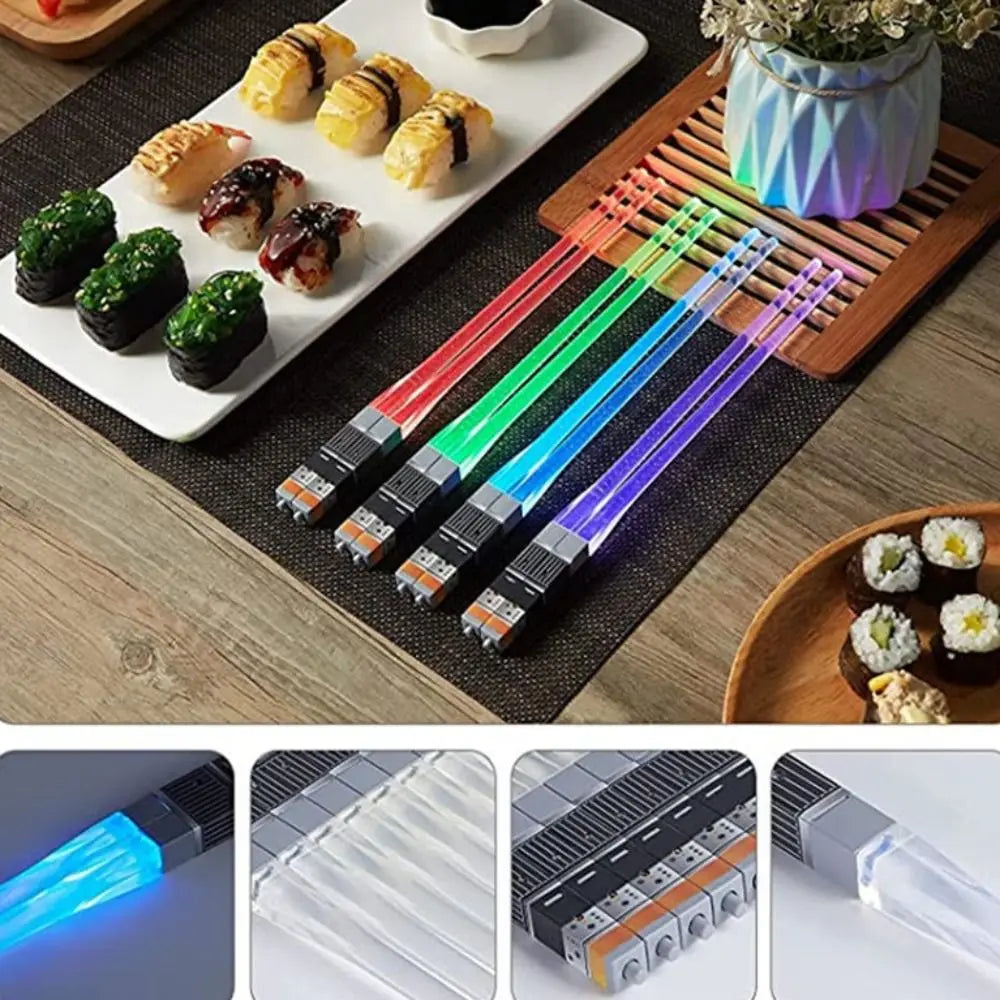 Baguettes lumineuses LED réutilisables – Paire, 6 coloris – vue 3 | Les Secrets de Léa