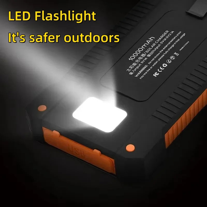 Batterie solaire étanche – Double USB et lampe de secours – vue 3 | Les Secrets de Léa