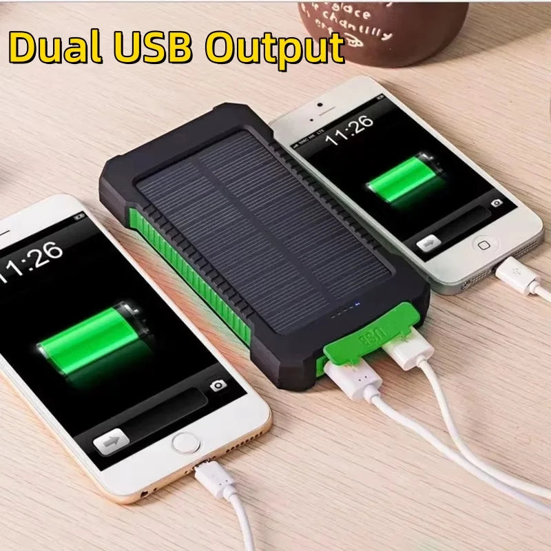 Batterie solaire étanche – Double USB et lampe de secours – vue 4 | Les Secrets de Léa