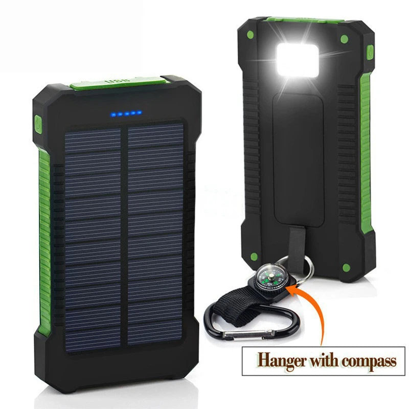 Batterie solaire étanche – Double USB et lampe de secours – vue 5 | Les Secrets de Léa
